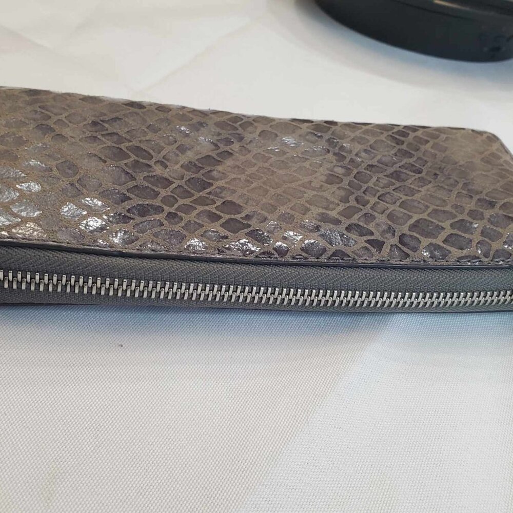 Michael Kors Python Embossed Bedford Continental … - image 5